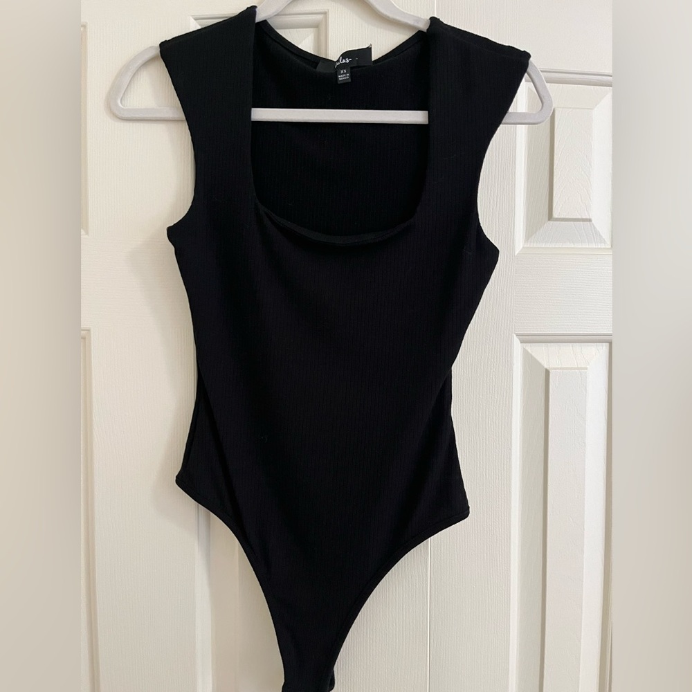 Lulu's Black Bodysuit